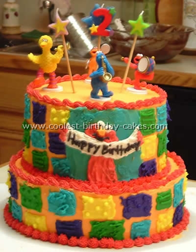 Sesame Street Birthday Cake Photo