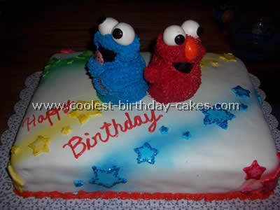 Sesame Street Birthday Cake Photo