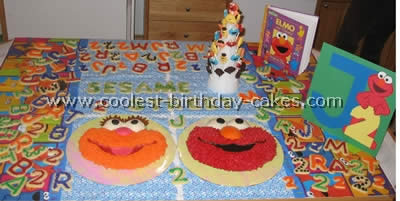 Sesame Street Birthday Cake Photo