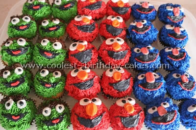 Coolest Sesame Street Cupcakes