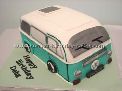 Coolest Van Shaped Birthday Cake Photos