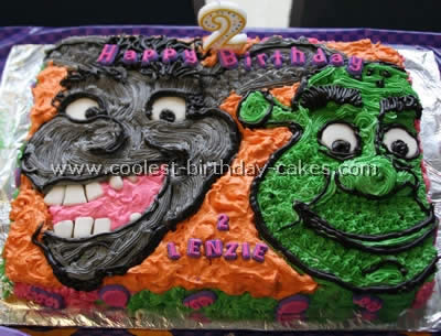 Shrek Character Cake Photo