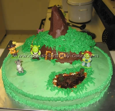 Shrek Character Cake Photo