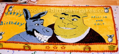 Shrek Character Cake Photo