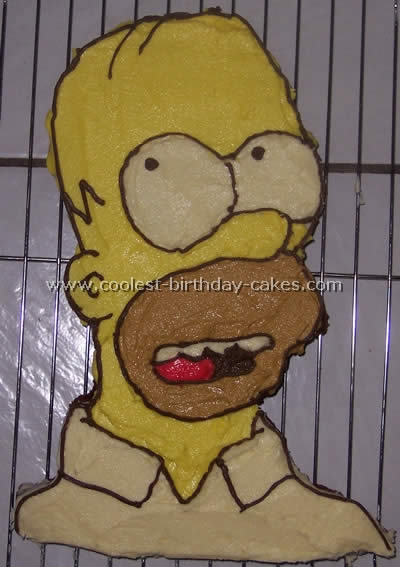 Simpsons Birthday Cake Picture