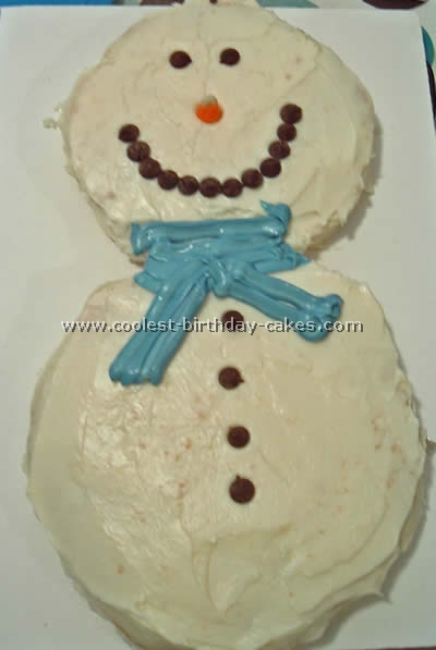 Snowman Cake