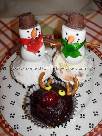 Snowman Cake