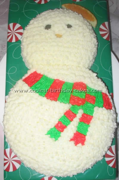 Snowman Cake