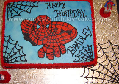 Spider Man Cake Photo