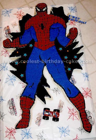 Spider Man Cake Photo