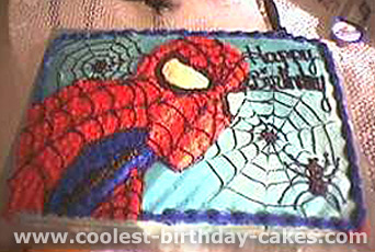 Spiderman Cake Photo