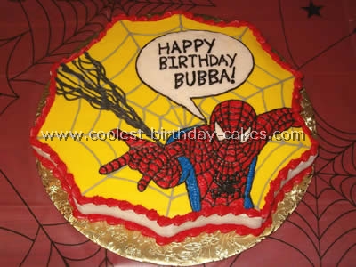 Spiderman Cake Photo