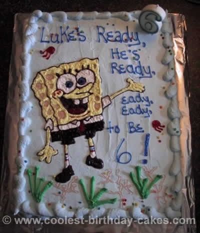 Coolest Sponge Bob Cake Photos and How-To Tips
