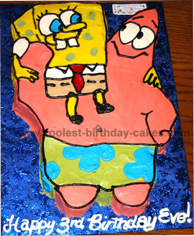 Spongebob Patrick and Friends Cake