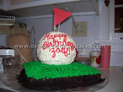 Golf Sports Cake