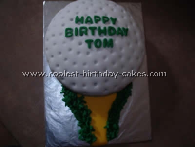 Golf Sports Cake