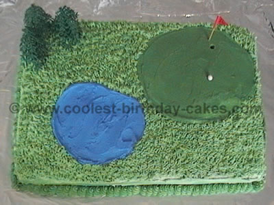 Golf Sports Cake