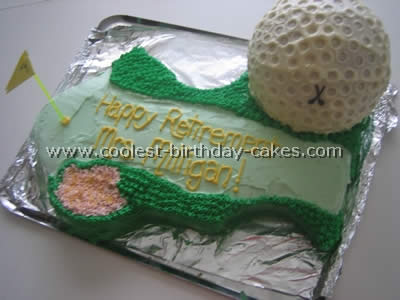 Golf Sports Cake