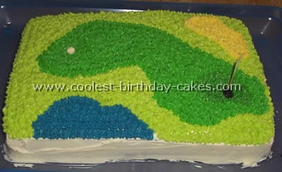 Golf Sports Cake