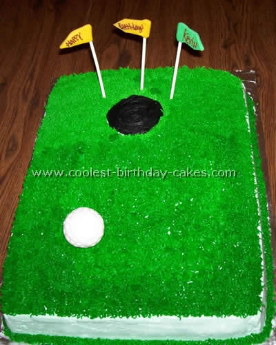 Golf Sports Cake