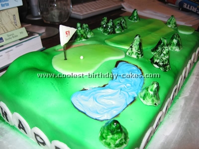 Golf Sports Cake