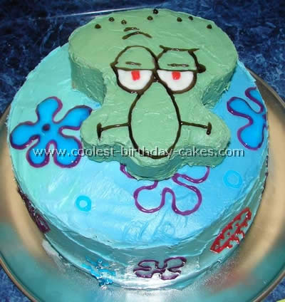 Coolest Squidward Cake Photos and How-To Tips