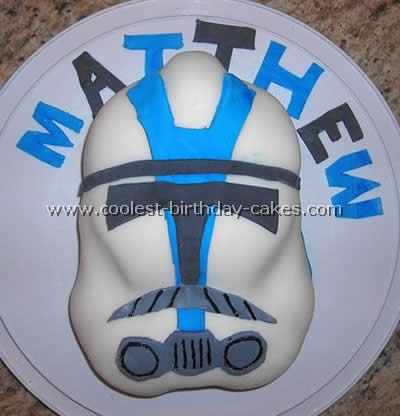 stormtrooper helmet cake