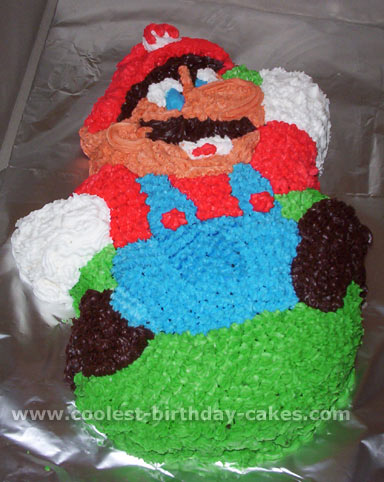 Super Mario Brother Cake Photo