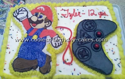 Super Mario Brother Cake Photo