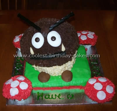 Super Mario Brother Cake Photo