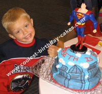 Superman Cake Photo