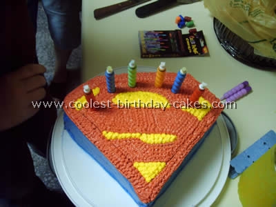 Superman Cake Photo