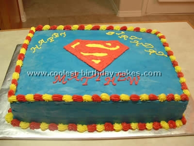 Superman Cake Photo