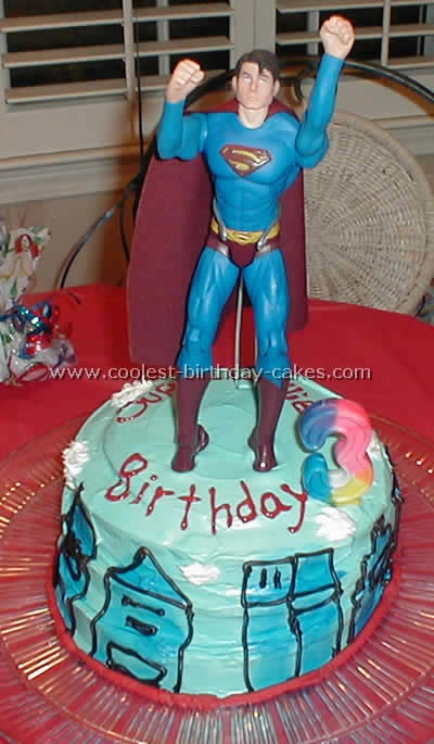 Superman Cake Photo