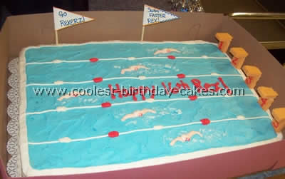 Swimming Pool Cake