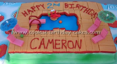 Swimming Pool Cake