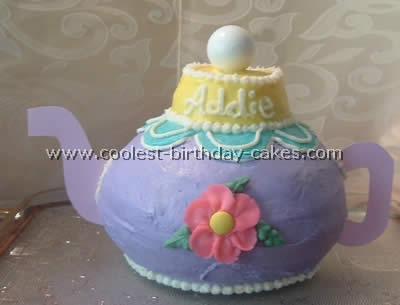 Teapot Childrens Birthday Cake Recipes