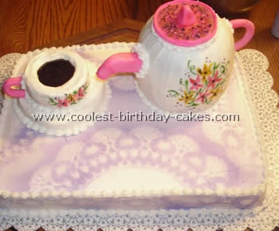 Teapot Childrens Birthday Cake Recipes