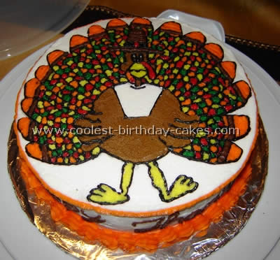 Coolest Thanksgiving Cake Ideas and Turkey Cakes