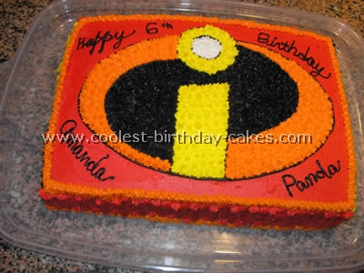 Coolest DIY Birthday Cakes | The Incredibles Cakes