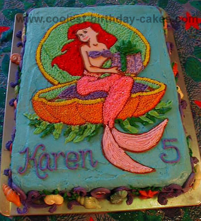 The Little Mermaid Cake Photo