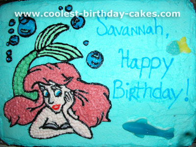 The Little Mermaid Cake Photo