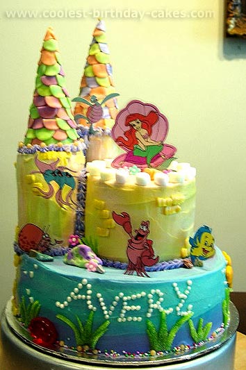 The Little Mermaid Cake Photo