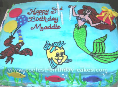 The Little Mermaid Cake Photo