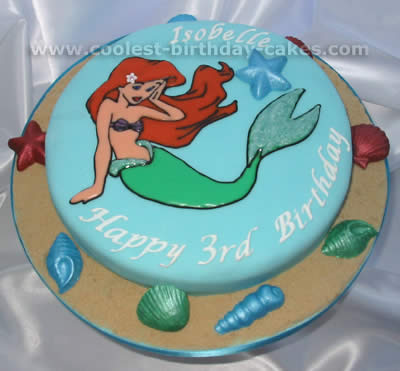 The Little Mermaid Cake Photo