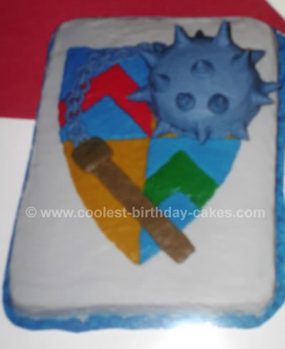 Knight's Shield Cake Photo