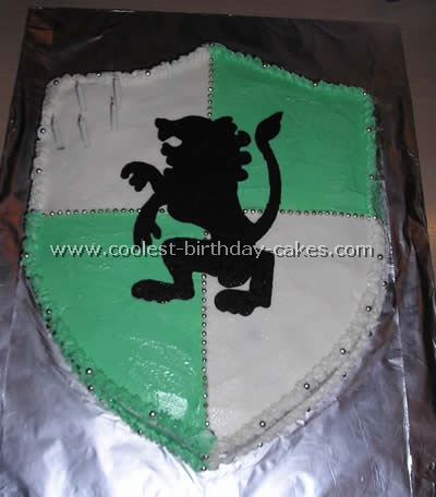 Knight's Shield Cake Photo