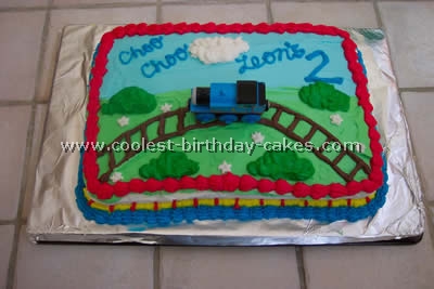 Thomas Birthday Cake Photo