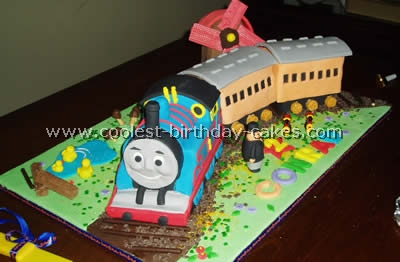 Thomas Birthday Cake Photo