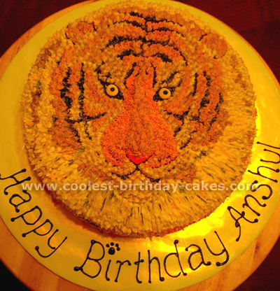 Tiger Picture Cake